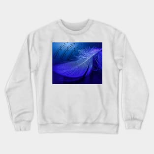 blue feather Crewneck Sweatshirt